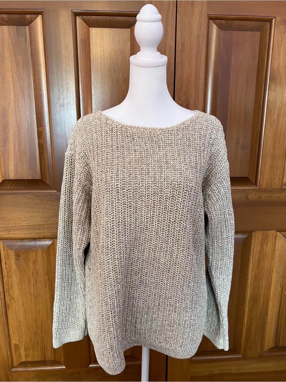 Abercrombie and Fitch Airondack Trail Cable Chunky Knit fisherman Sweater Size S